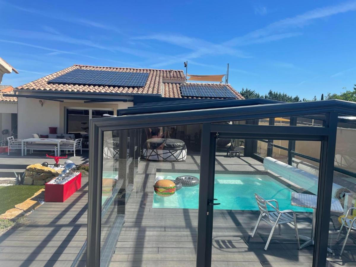 L'Aurore Suite De Charme, Clim Jacuzzi, Sauna, Piscine Chauffee Cuisine... Carpentras Exteriör bild